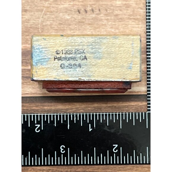 Vintage 1988 PSX Teddy Bear Rubber Stamp C-304 - Picture 3 of 6